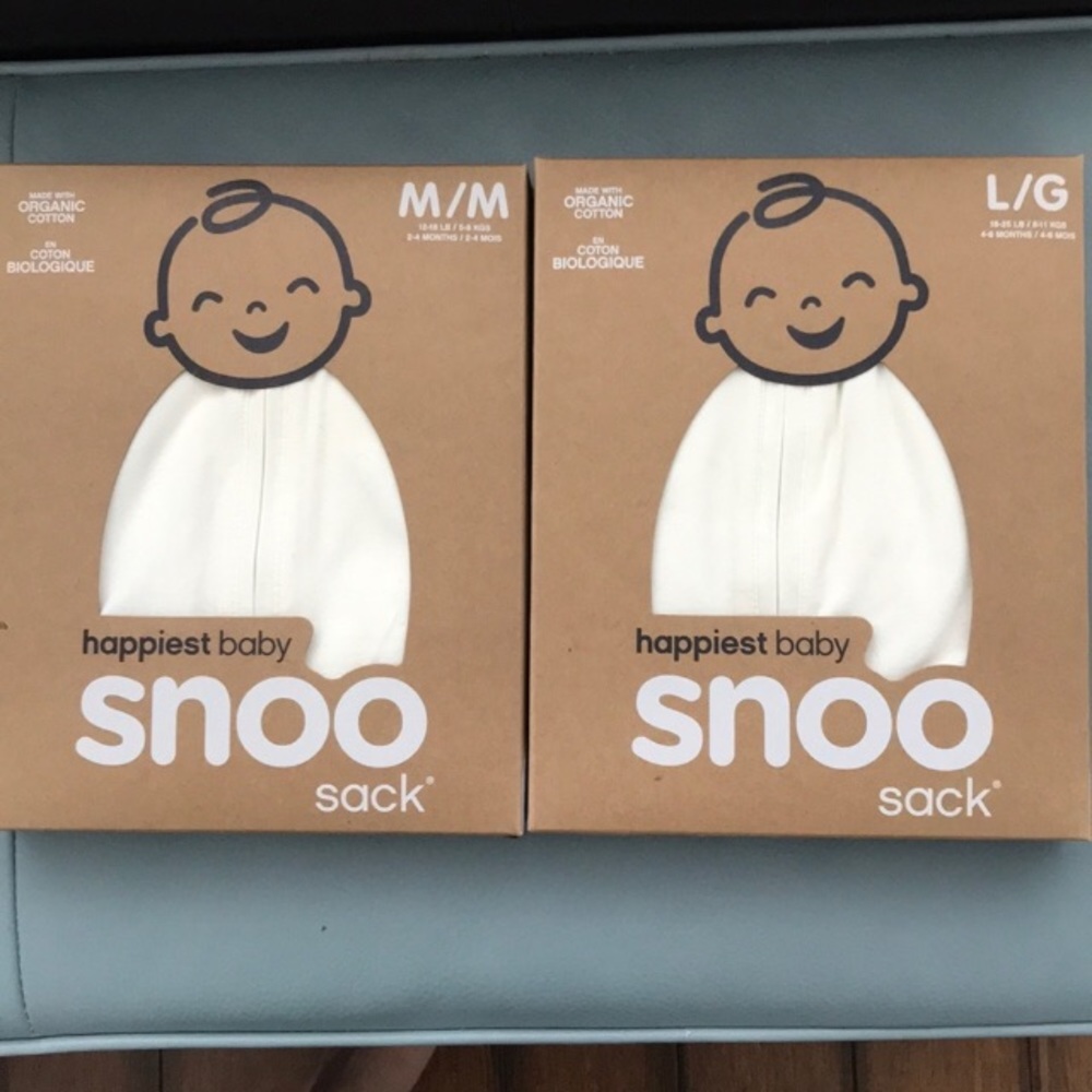 Snoo sleep sacks size medium and large lot of 2